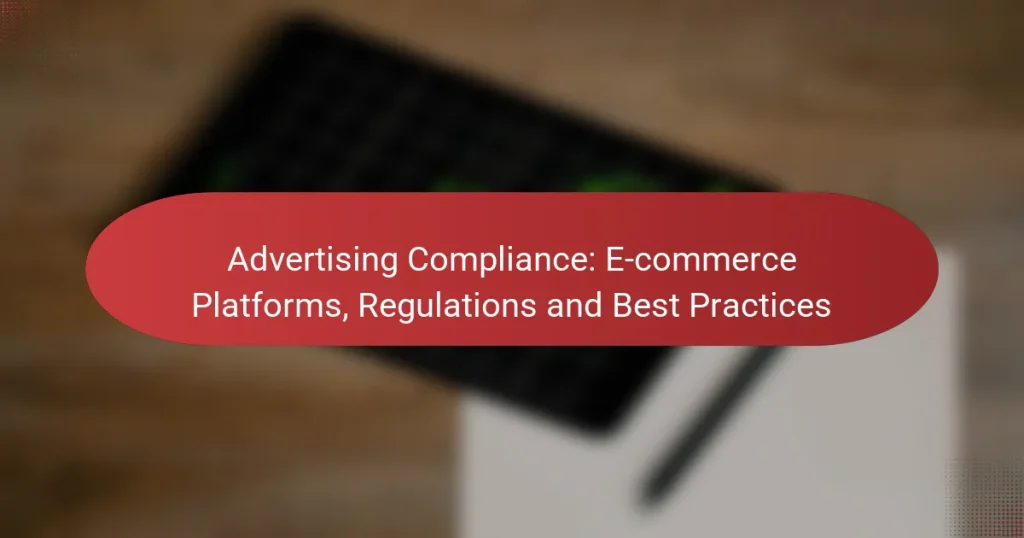 Advertising Compliance: E-commerce Platforms, Regulations and Best Practices