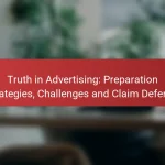 Truth in Advertising: Preparation Strategies, Challenges and Claim Defense