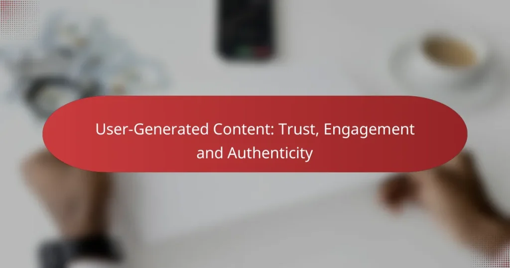 User-Generated Content: Trust, Engagement and Authenticity